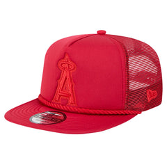 Los Angeles Angels Tone Foam Meshback Golfer Snapback Hat - Red | New Era