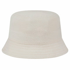 Atlanta Braves Women's Chrome Cozy Bucket Hat - White | New Era