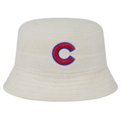 Chicago Cubs Women's Chrome Cozy Bucket Hat - White | New Era