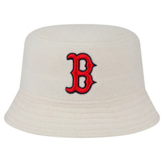 Boston Red Sox Women's Chrome Cozy Bucket Hat - White | New Era