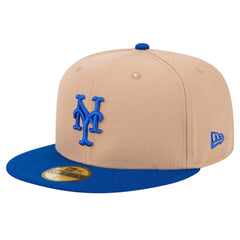 New York Mets 59FIFTY Fitted Hat - Khaki | New Era