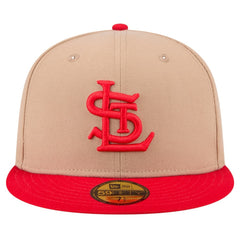 St. Louis Cardinals 59FIFTY Fitted Hat - Khaki | New Era