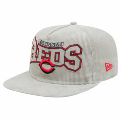 Cincinnati Reds Gray Corduroy Golfer Snapback Hat | New Era