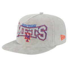 New York Mets Gray Corduroy Golfer Snapback Hat | New Era