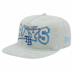 Tampa Bay Rays Gray Corduroy Golfer Snapback Hat | New Era