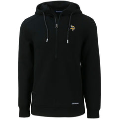 NFL Minnesota Vikings Cutter & Buck Primary Mark Roam Eco Recycled Half-Zip Pullover Hoodie