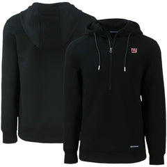 NFL New York Giants Cutter & Buck Primary Mark Roam Eco Recycled Half-Zip Pullover Hoodie