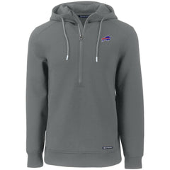 NFL Buffalo Bills Cutter & Buck Primary Mark Roam Eco Recycled Half-Zip Pullover Hoodie