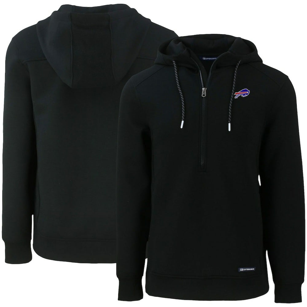 NFL Buffalo Bills Cutter & Buck Primary Mark Roam Eco Recycled Half-Zip Pullover Hoodie