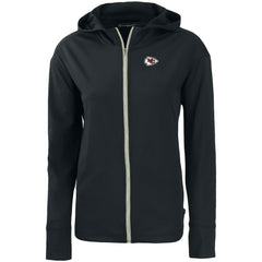 NFL Kansas City Chiefs Cutter & Buck Women's Primary Mark Daybreak Eco Recycled Full-Zip Hoodie