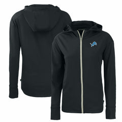 NFL Detroit Lions Cutter & Buck Women's Primary Mark Daybreak Eco Recycled Full-Zip Hoodie