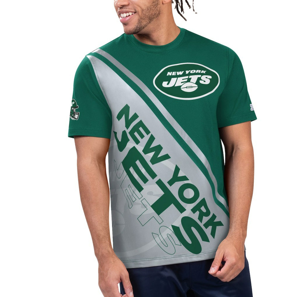 NFL New York Jets Starter Finish Line Extreme Graphic T-Shirt
