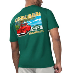 NFL New York Jets Margaritaville Licensed to Chill T-Shirt