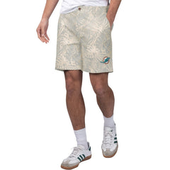 NFL Miami Dolphins Margaritaville Sandwashed Monstera Print Amphib Shorts