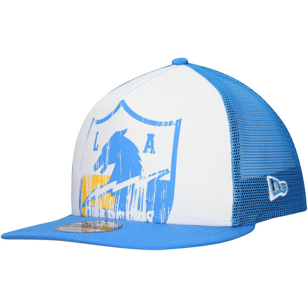 NFL Los Angeles Chargers Distressed 9FIFTY A-Frame Snapback Hat