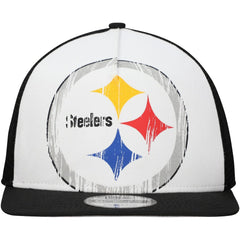 NFL Pittsburgh Steelers Distressed 9FIFTY A-Frame Snapback Hat