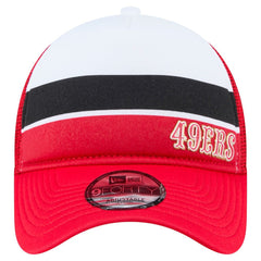 NFL San Francisco 49ers Sport Night Color Block 9FORTY A-Frame Trucker Adjustable Hat