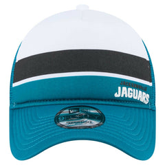 NFL Jacksonville Jaguars Color-Block 9FORTY A-Frame Trucker Adjustable Hat