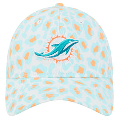 NFL Miami Dolphins Women's Active Leopard 9TWENTY Adjustable Hat