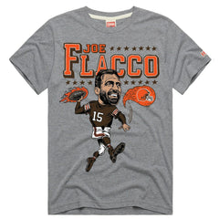 NFL Cleveland Browns Joe Flacco Homage Unisex Caricature Player Tri-Blend T-Shirt