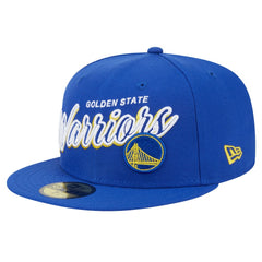 Golden State Warriors Sport Night Script Sided 59FIFTY Fitted Hat sale - Royal | New Era online