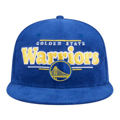 Golden State Warriors Throwback Display Corduroy 9FIFTY Snapback Hat sale - Royal | New Era discount