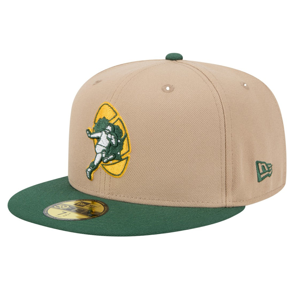 NFL Green Bay Packers Throwback Logo Main 59FIFTY Fitted Hat