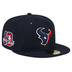 NFL Houston Texans Main Side Patch 59FIFTY Fitted Hat