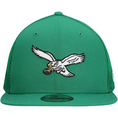 NFL Philadelphia Eagles Throwback Main Trucker 9FIFTY Snapback Hat