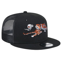 NFL Cincinnati Bengals Throwback Main Trucker 9FIFTY Snapback Hat