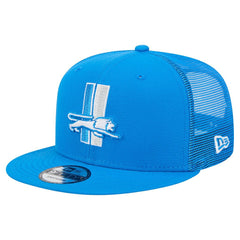 NFL Detroit Lions Throwback Main Trucker 9FIFTY Snapback Hat