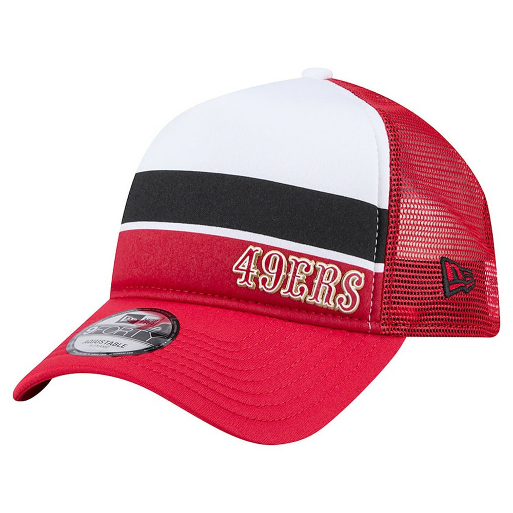 NFL San Francisco 49ers Preschool Sport Night Color Block 9FORTY A-Frame Trucker Adjustable Hat