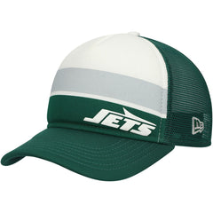 NFL New York Jets Preschool Sport Night Color Block 9FORTY A-Frame Trucker Adjustable Hat