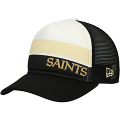 NFL New Orleans Saints Preschool Sport Night Color Block 9FORTY A-Frame Trucker Adjustable Hat