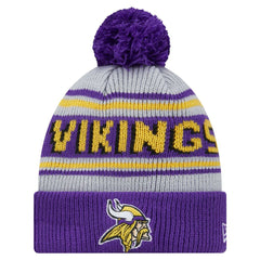 NFL Minnesota Vikings Youth Main Cuffed Knit Hat with Pom