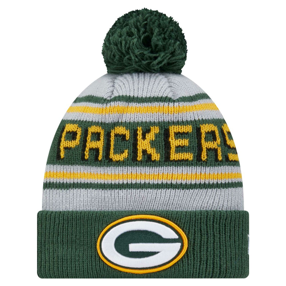 NFL Green Bay Packers Youth Main Cuffed Knit Hat with Pom