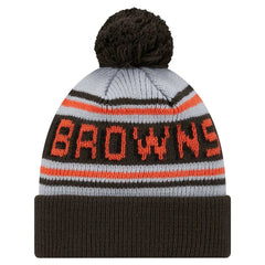NFL Cleveland Browns Youth Main Cuffed Knit Hat with Pom