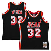 Harold Miner Miami Heat 1992/93 Hardwood Classics Swingman Throwback Jersey - Black | Mitchell & Ness for sale