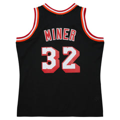 Harold Miner Miami Heat 1992/93 Hardwood Classics Swingman Throwback Jersey - Black | Mitchell & Ness for sale