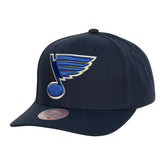 St. Louis Blues Mitchell & Ness Team Ground Pro Adjustable Hat