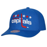 Washington Capitals Mitchell & Ness Team Ground Pro Adjustable Hat