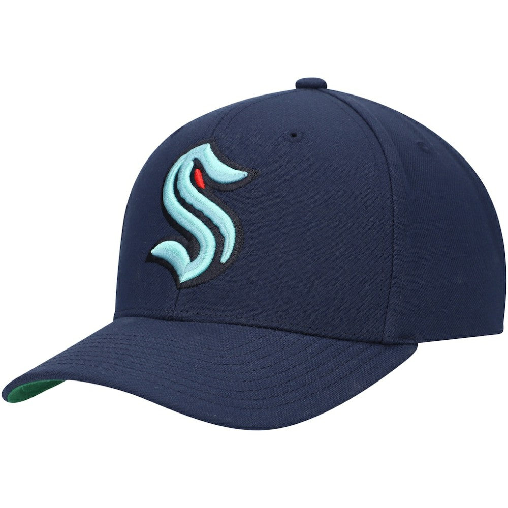 Seattle Kraken Mitchell & Ness Team Ground Pro Adjustable Hat