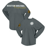 Boston Bruins Fanatics Women's 100th Anniversary Spirit Jersey T-Shirt