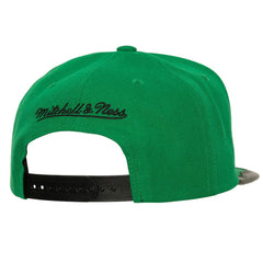Boston Celtics Day One Snapback Hat - Black/Kelly Green | Mitchell & Ness on sale