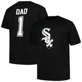 Chicago White Sox Profile Big & Tall #1 Dad T-Shirt - Black
