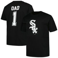 Chicago White Sox Profile Big & Tall #1 Dad T-Shirt - Black