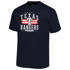 Texas Rangers Profile Big & Tall Americana T-Shirt - Navy
