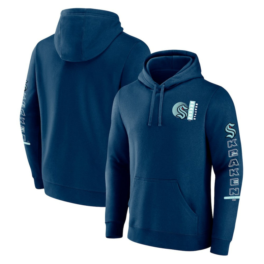 Seattle Kraken Fanatics Revolution Pullover Hoodie