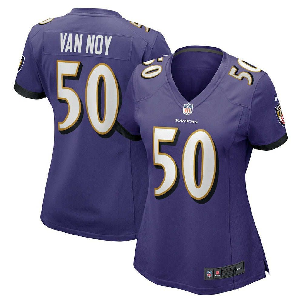 NFL Baltimore Ravens Kyle Van Noy Women's Game Jersey