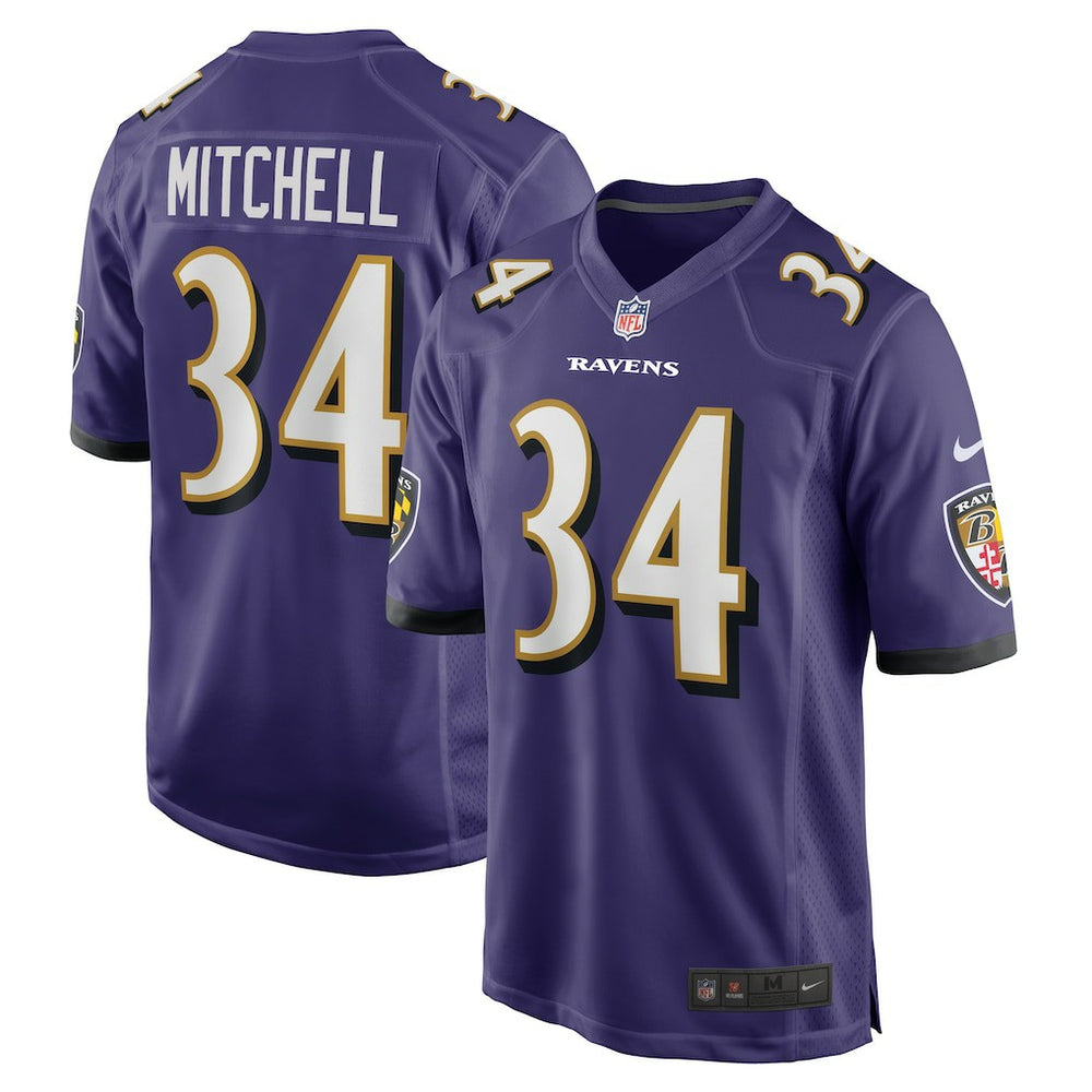 NFL Baltimore Ravens Keaton Mitchell Game Jersey